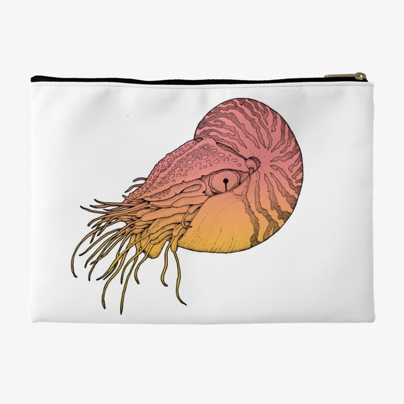 Nautilus Zipper Pouch