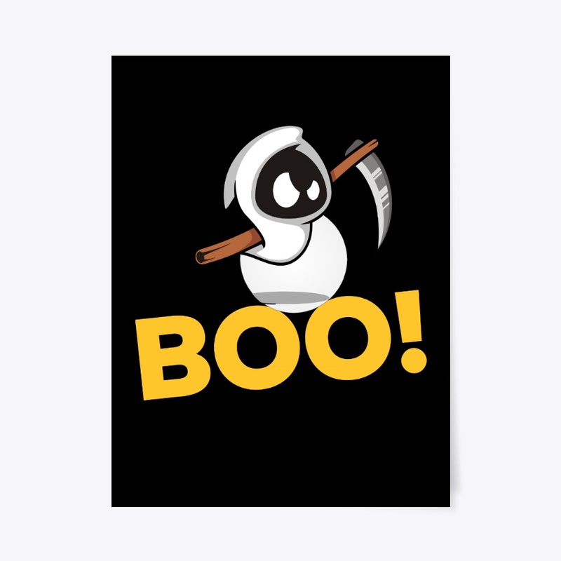 Boo Halloween T-shirt For Adults