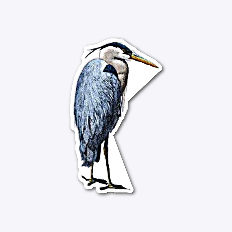 Great Blue Heron sticker