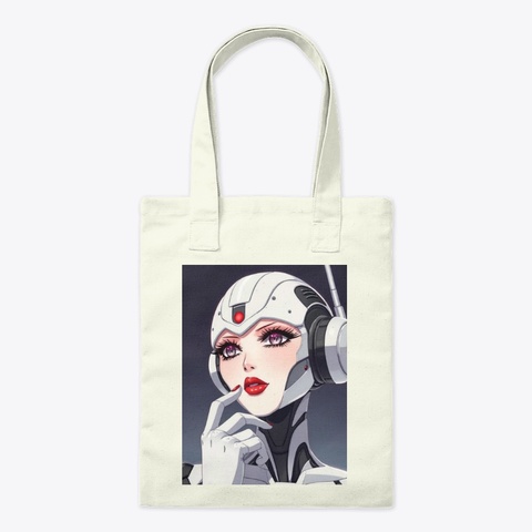 The Fem Bot Collection Natural T-Shirt Front