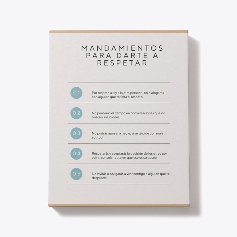 Mandamientos Para Darte a Respetar