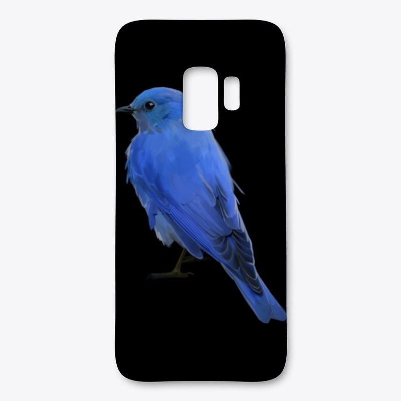 small blue bird