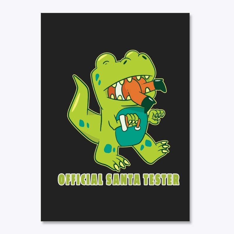 Christmas T-Rex Official Santa Tester