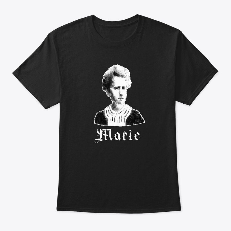 Marie Curie Teeshirt- Black