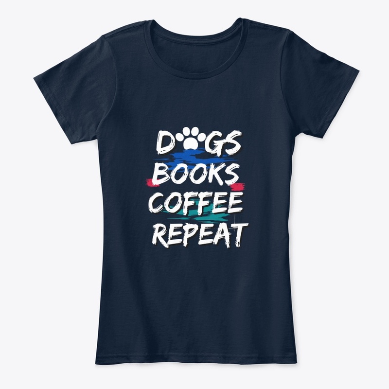 DOGS BOOKS COFFEE REPEAT