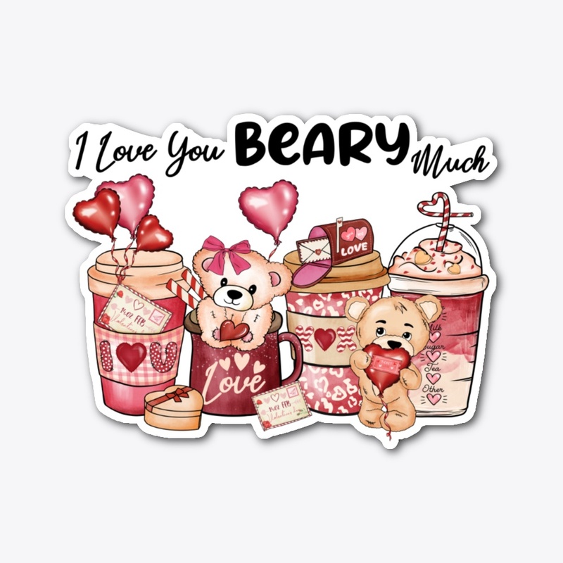  Bear Coffee Valentine – Cute Drink Art