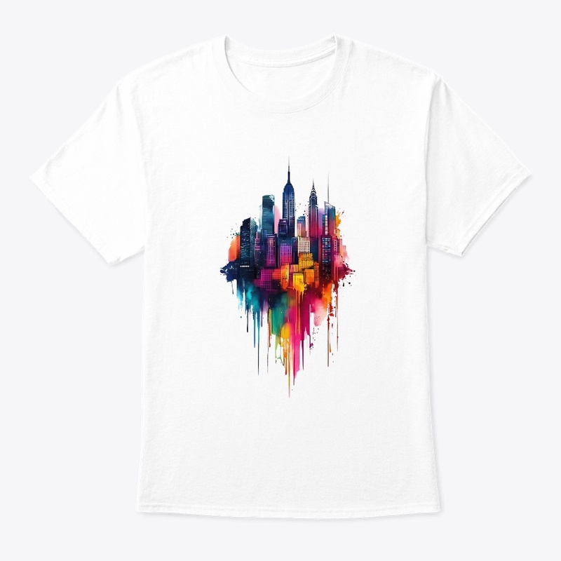 Neon Skyline Splash