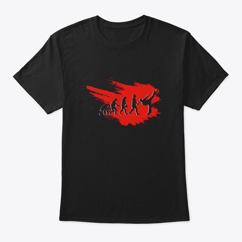 Karate Evolution Black T-Shirt Front