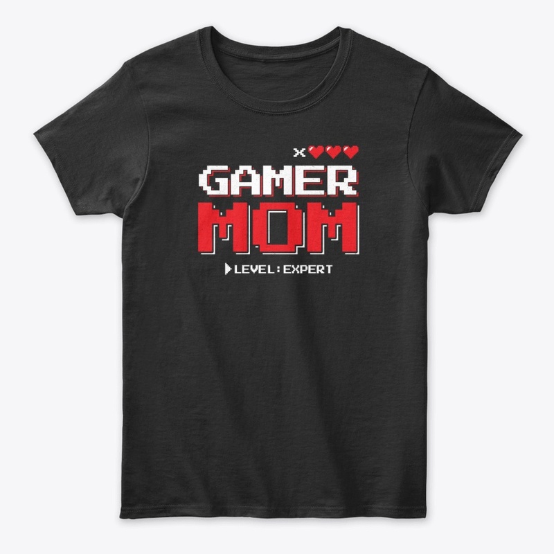 Retro Gamer 8 Bit Pixel - Gamer Mom of 3