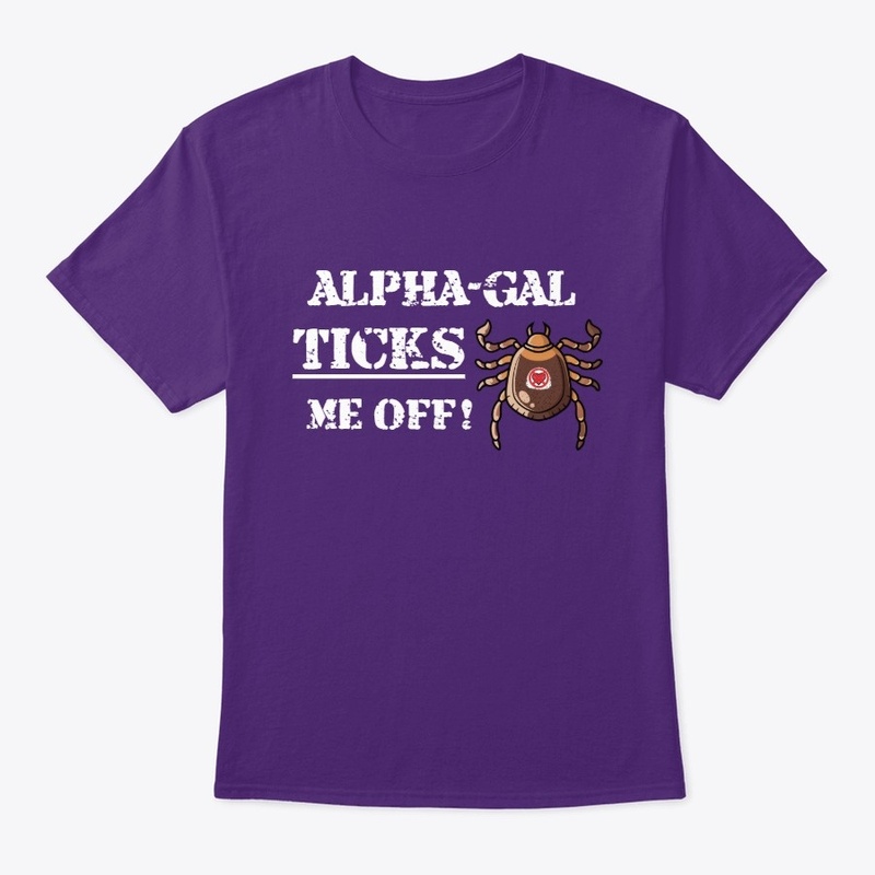 Alpha Gal T-Shirt: AG TICKS Me OFF!White