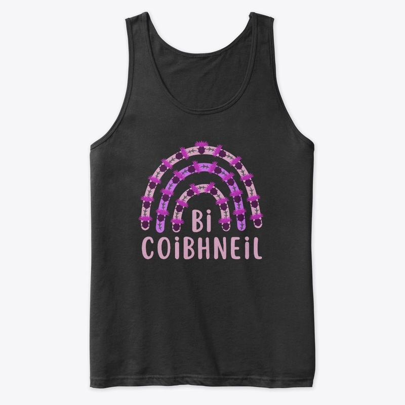 Bi coibhneil - purple thistle rainbow