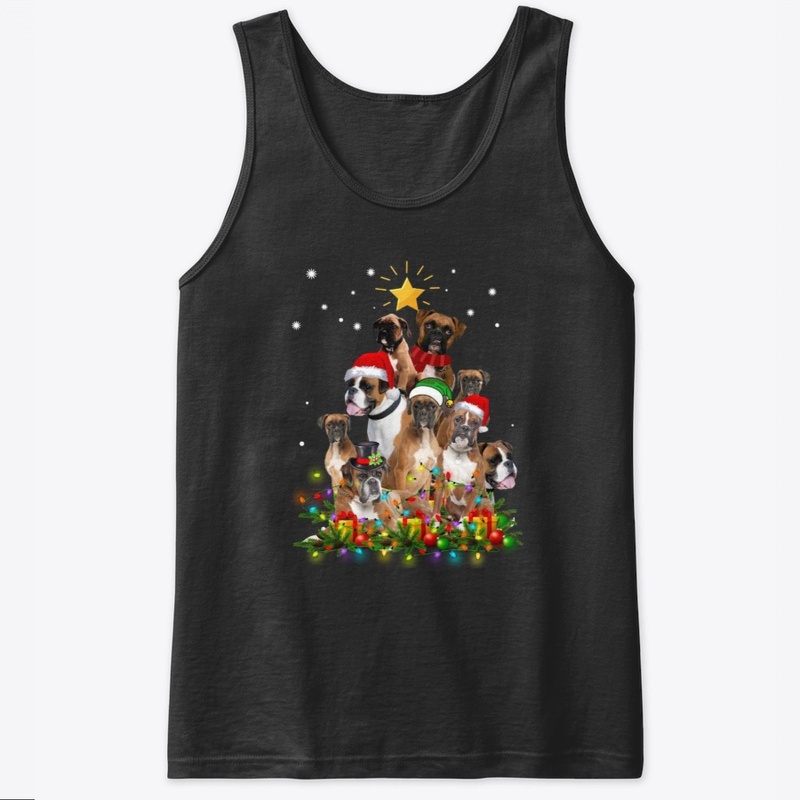 Boxer Dog Christmas T-Shirts