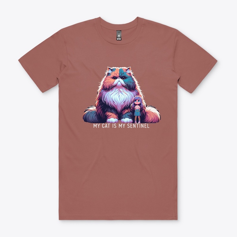 My Cat Is My Sentinel Multicolor