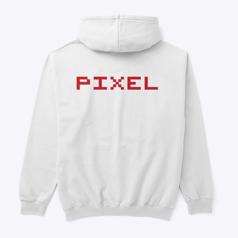 Pixel’s Merch White T-Shirt Back