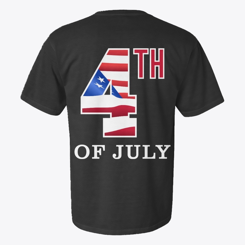 Happy Fourth of July tee design