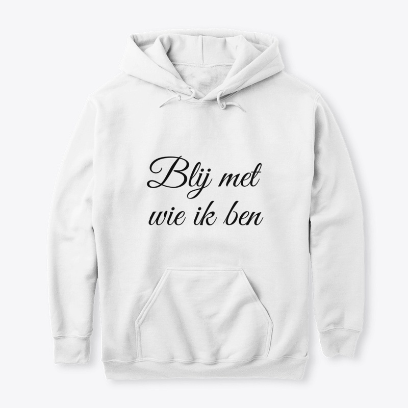 Damesshirt Blij met wie ik ben