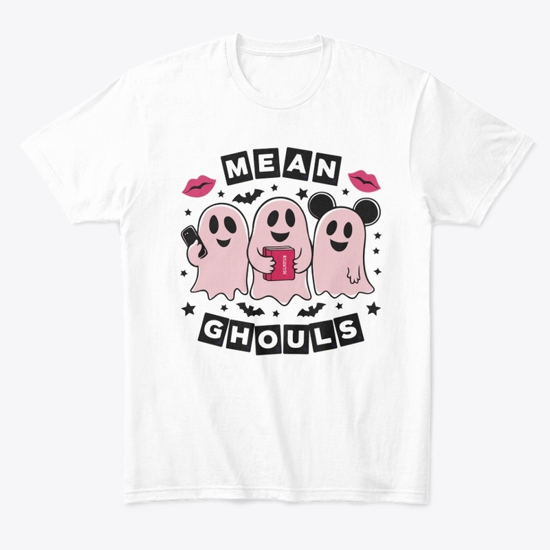 Mean Ghouls Cute Pink Ghost