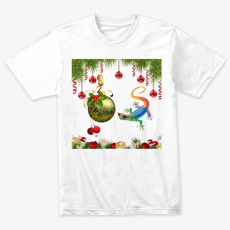Christmas Ball With Lizard
