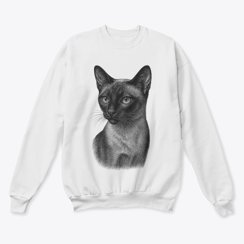 Chic Siamese Cat for Cat-Loving Girls