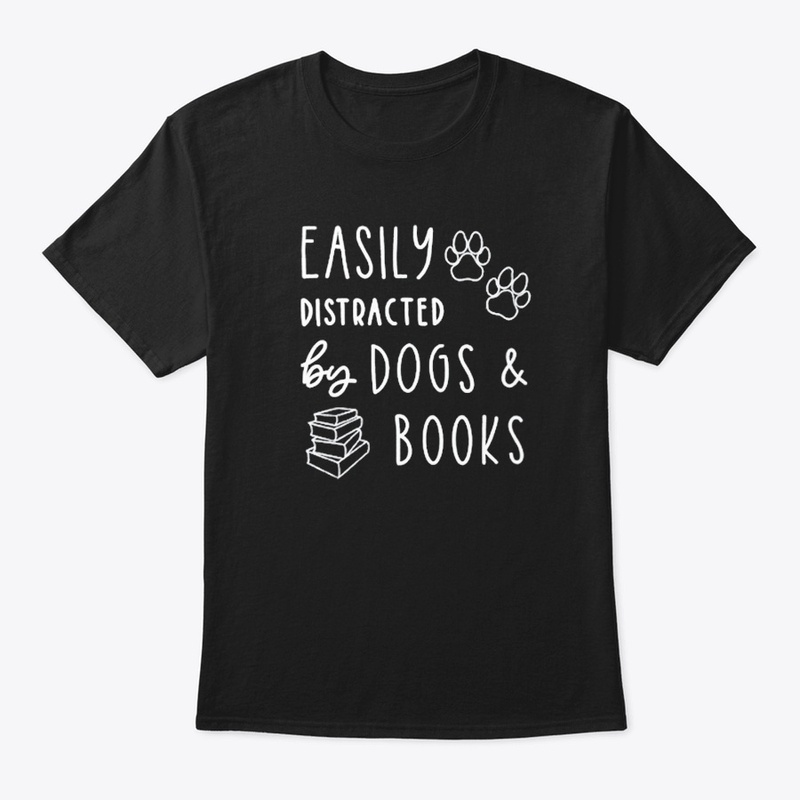 hooded dogs and books