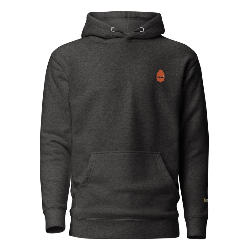 Buddha orange face hoodie