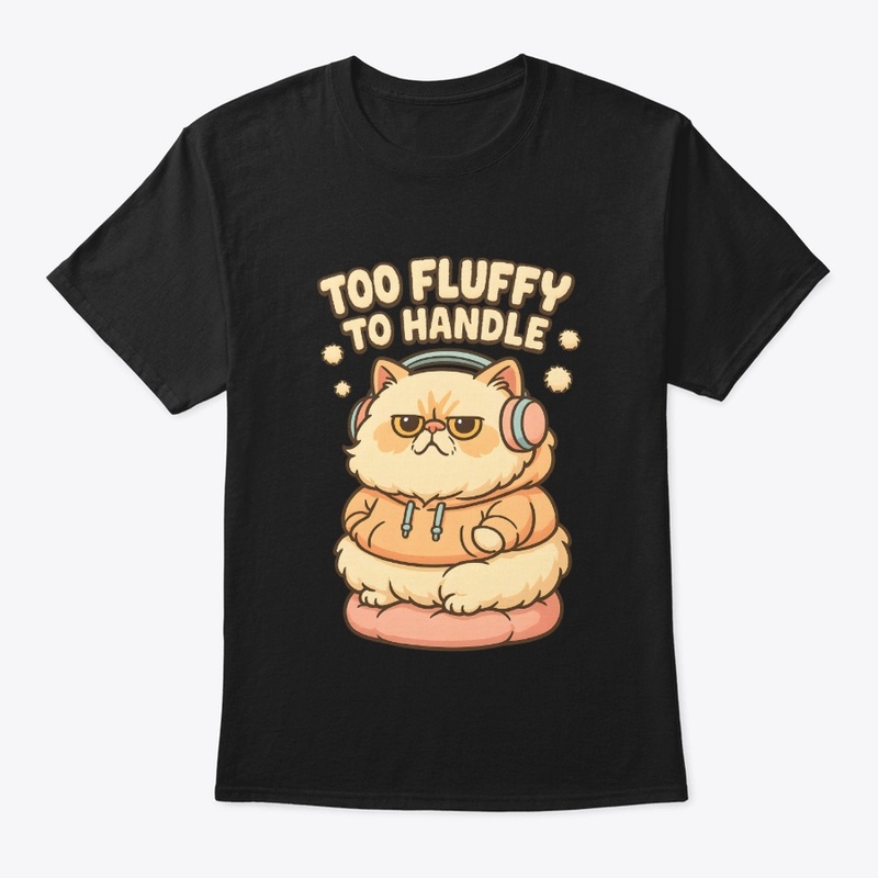 Exotic Shorthair Cat Too Fluffy