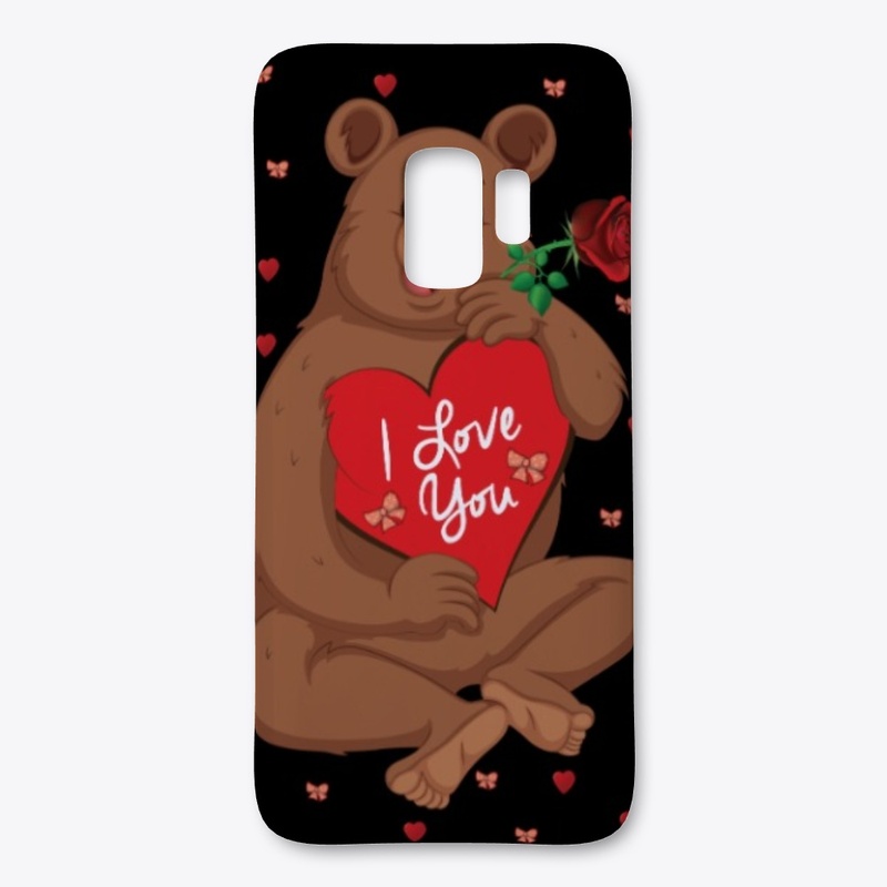 Happy Cute Brown Bear Valentine Gift