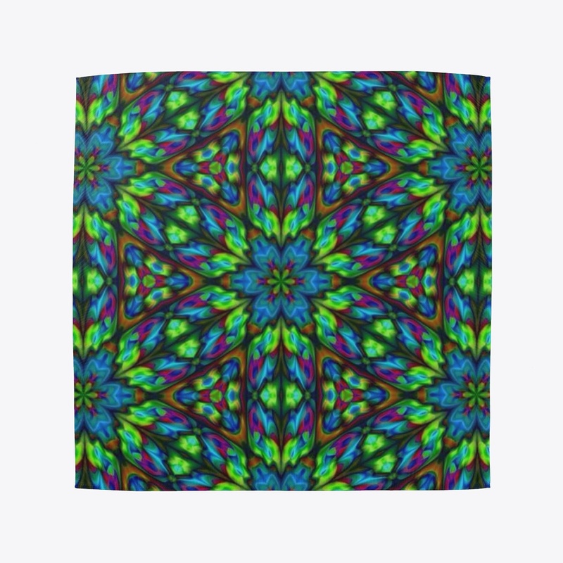 Blue Green Kaleidoscope