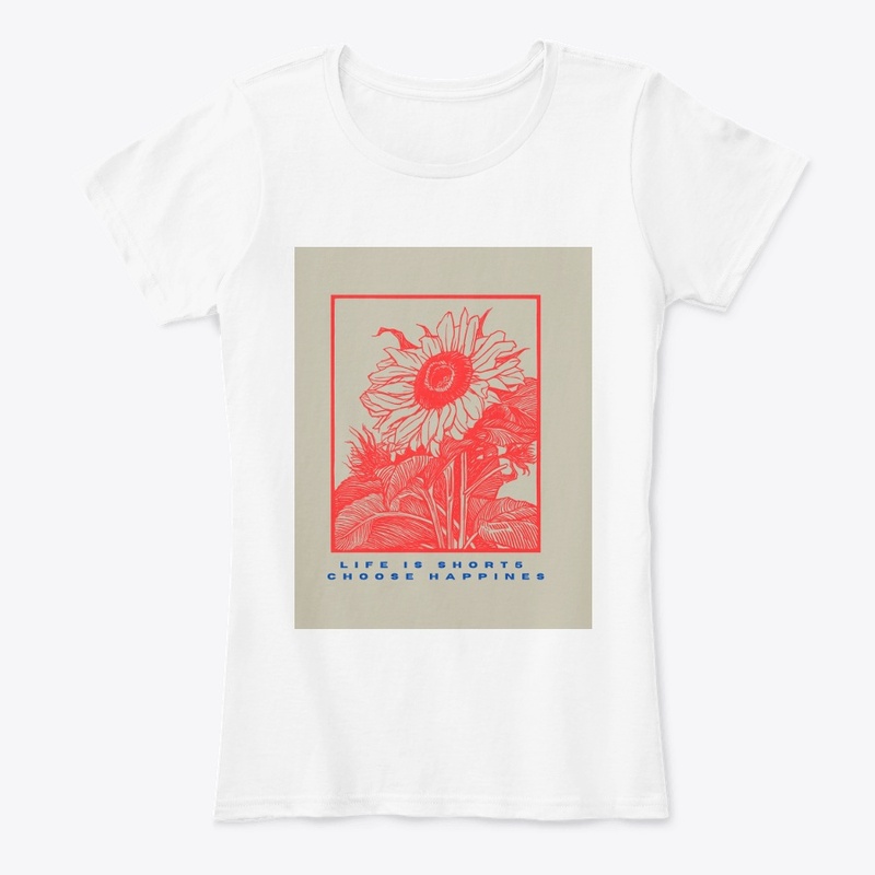flower art t-shirt