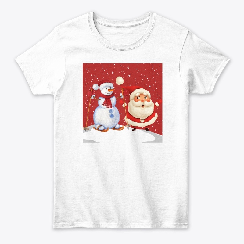 Santa Snowman Christmas