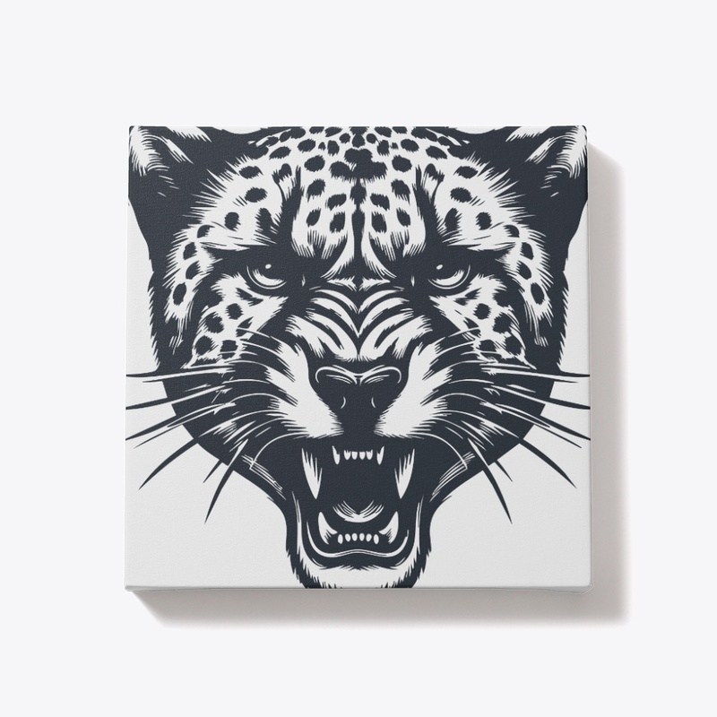 Majestic Angry Cheetah Design