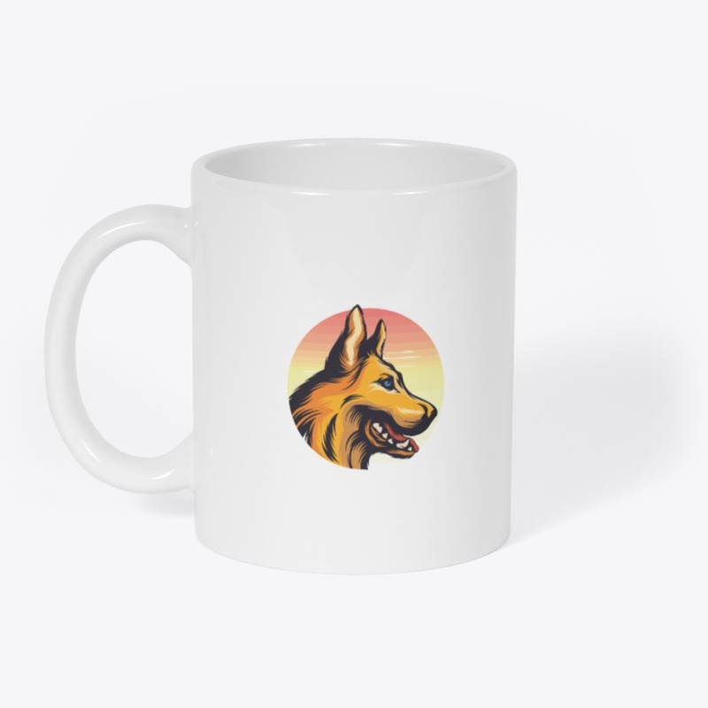 German Shephard dog head
