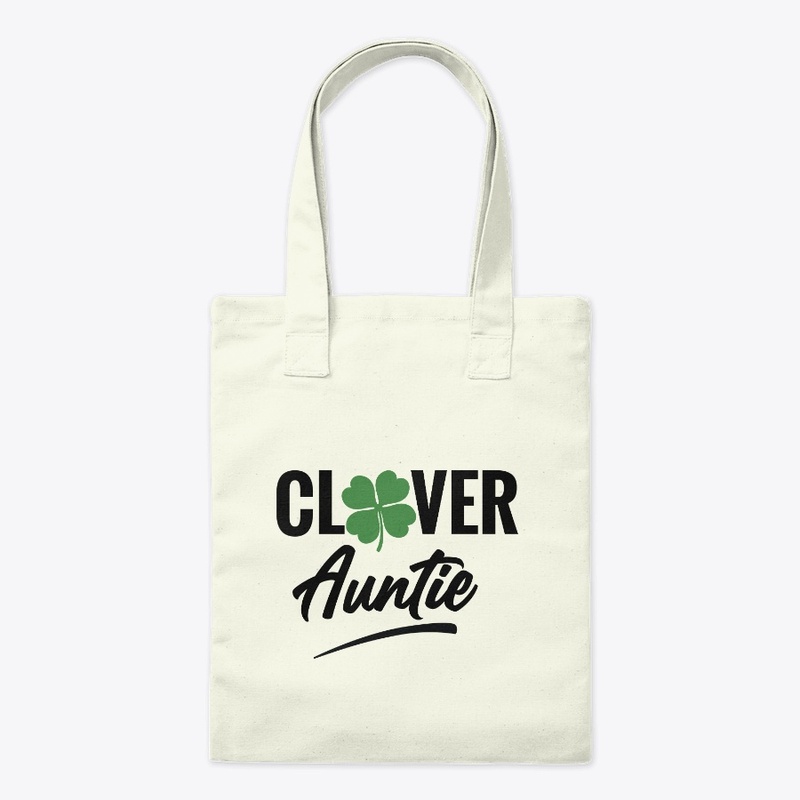Clover Auntie White Merch