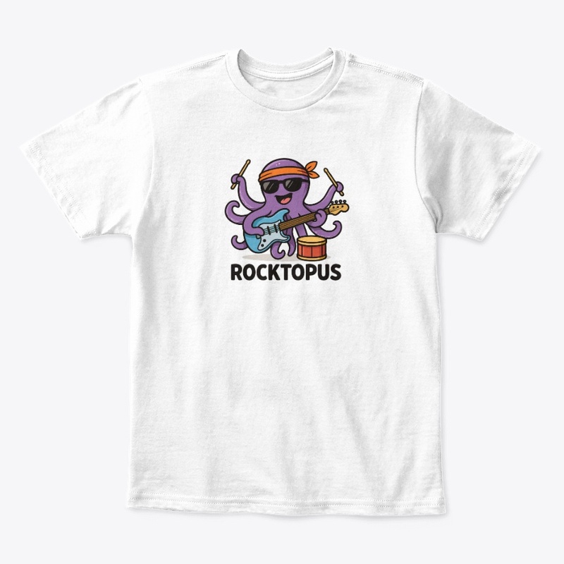 Rocktopus Funny Octopus Character