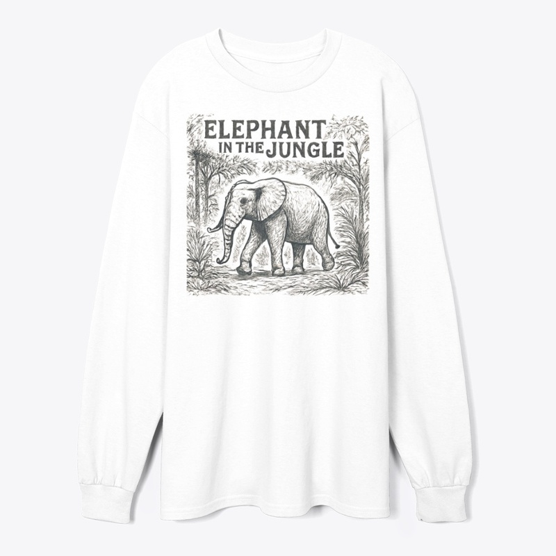 Elephant Walk Through Nature
