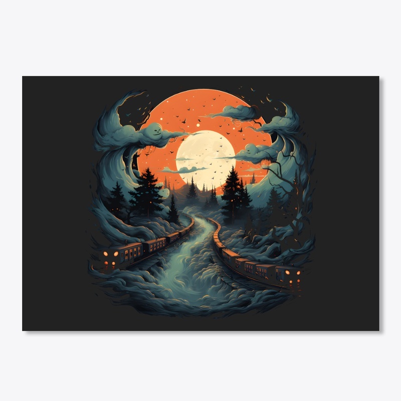 Halloween Train Design