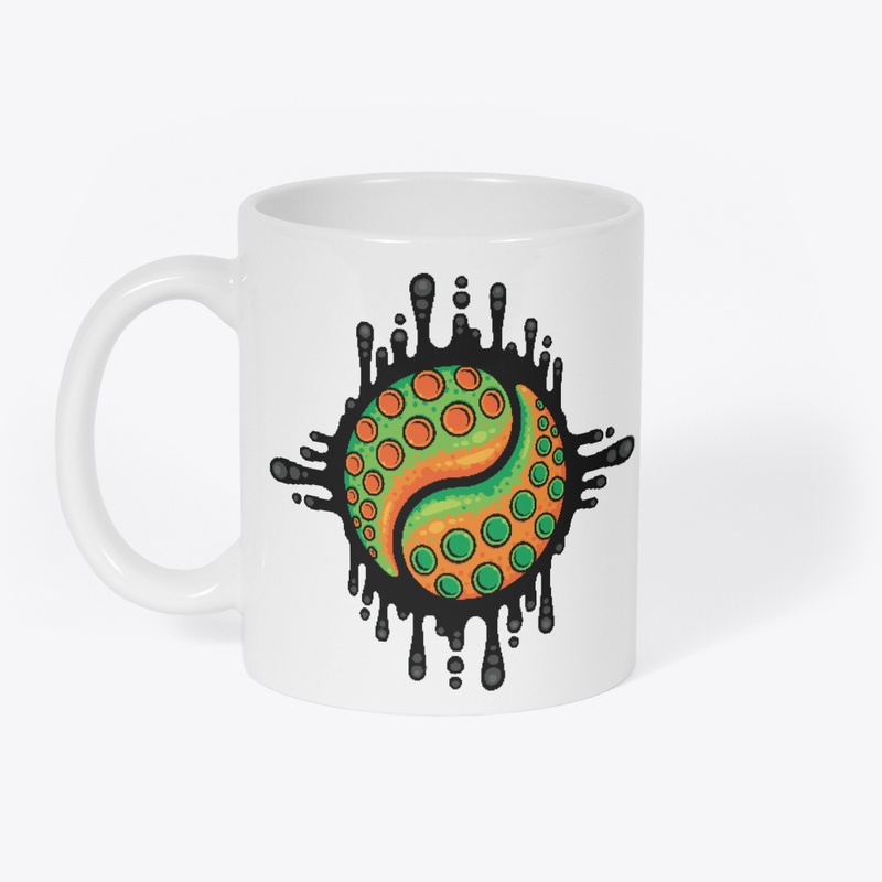 Inky Octopus Tentacle Yin Yang Symbol