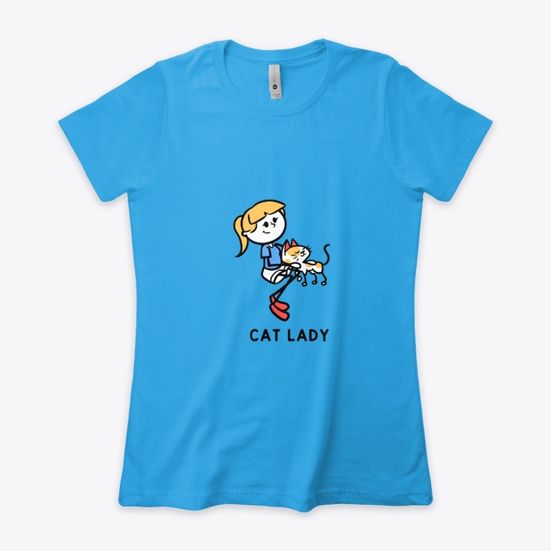 Cat Lady Tee Shirt 