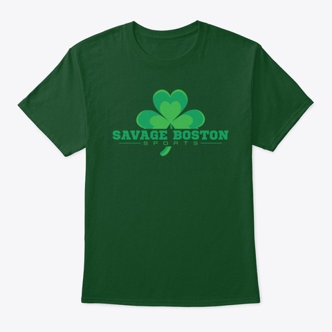 Savage Boston Merch Deep Forest T-Shirt Front
