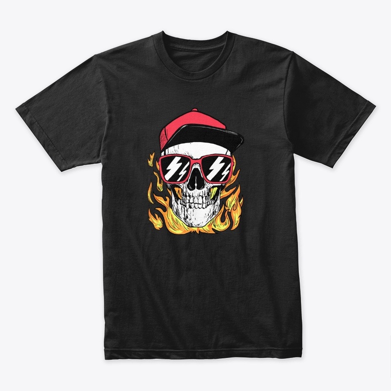 Flaming Skull