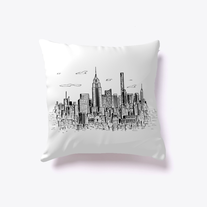 NYC Skyline Pillow