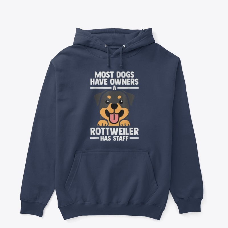 Rottweiler Has Staff
