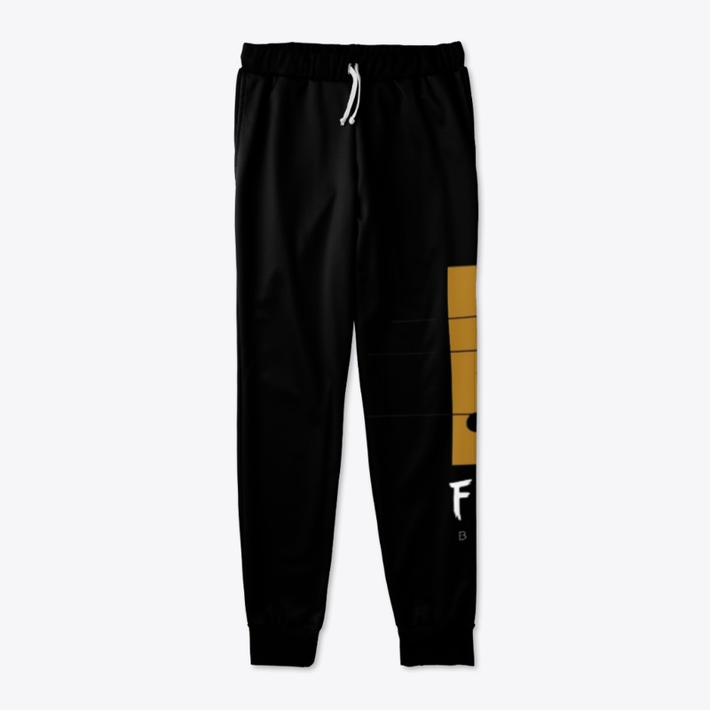  "Black T-Shirt: Falling Logo 