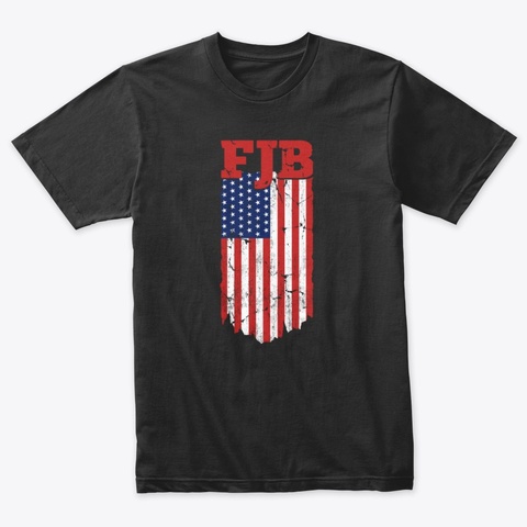 Let's Go Brandon! (Style 1) Vintage Black T-Shirt Front
