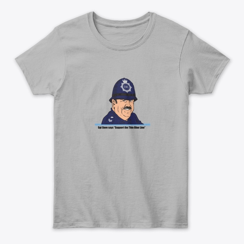 Sgt Dave Thin Blue Line Women's T-shirt