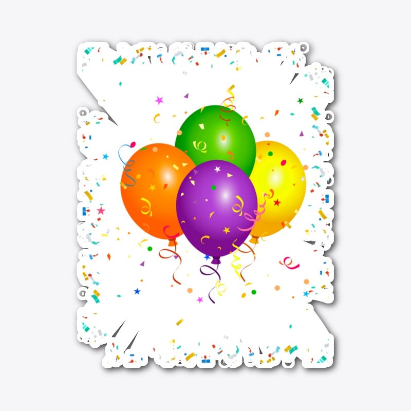 Balloons and Confetti 