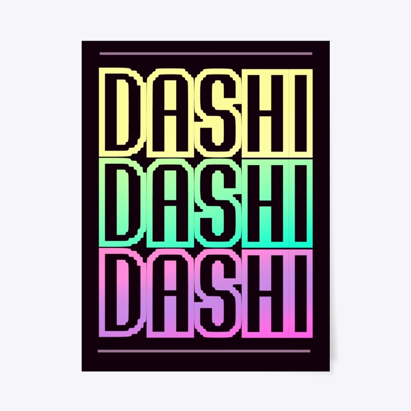 Dashi Retro Poster