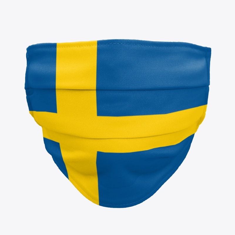 Swedish Flag Face Mask