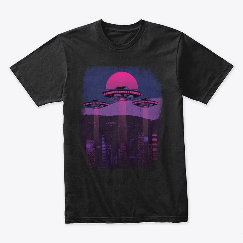 Vaporwave UFOs