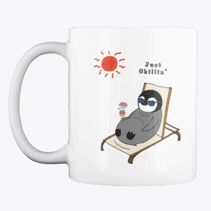 Chilling - Cute Baby Penguin Design